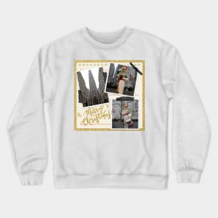 Merry Christmas from the Rockefeller Plaza in NYC Crewneck Sweatshirt